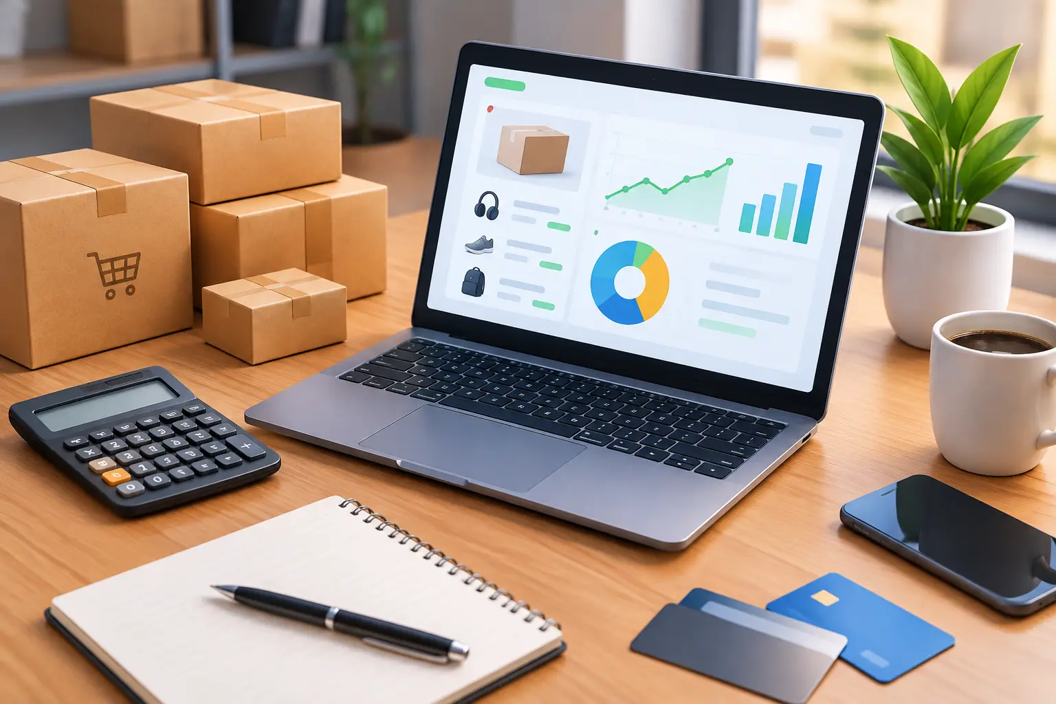 Online store sales and profit reports from ecommerce bookkeeping in Belleville IL