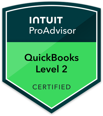 Intuit QuickBooks ProAdvisor Level 2 Certified