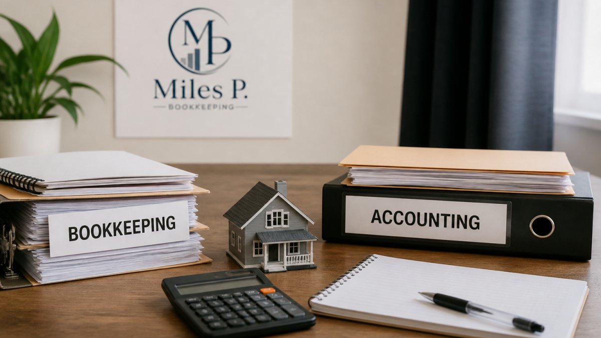 Real estate bookkeeping vs accounting for property investors